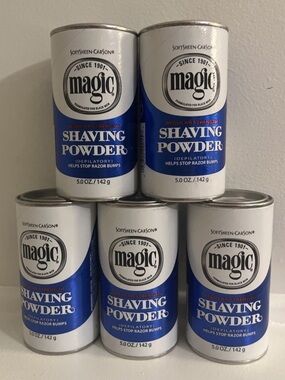 5X Softsheen-Carson Magic Shave Regular Strength Shaving Powder, 5 oz